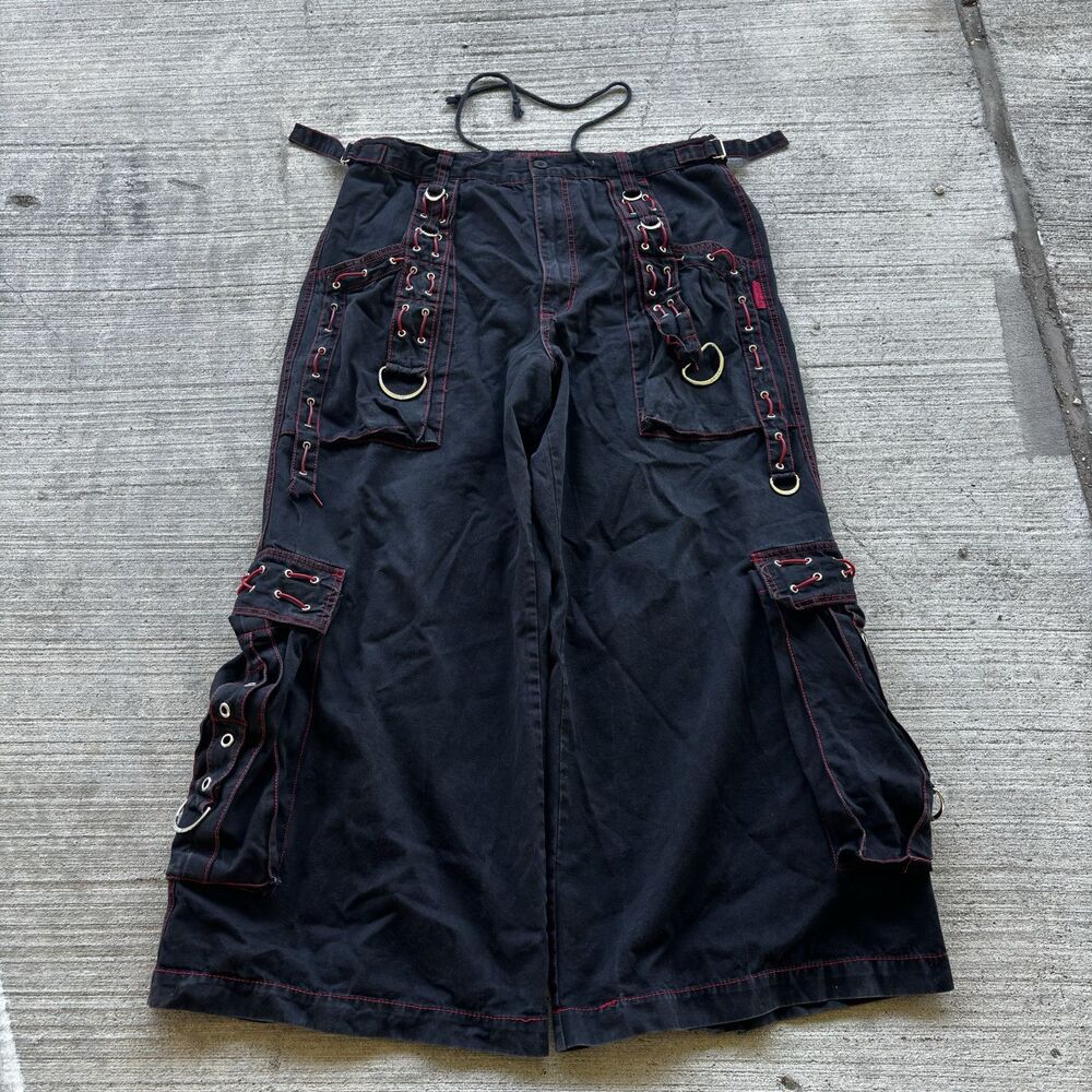 Vintage Rave Tripp NYC Wide-Leg Grunge Emo Skater Pants